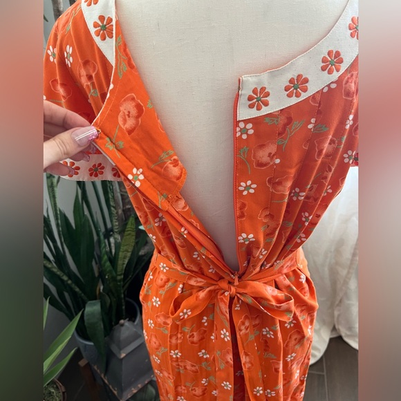 Host pick 😍😘Vintage 60s pleated mod maxi dress - Picture 7 of 9